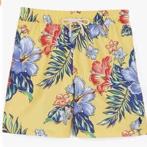$98 Polo Ralph Lauren 5.75-Inch Traveler Classic Swim Trunk, Villa Floral, Sz M